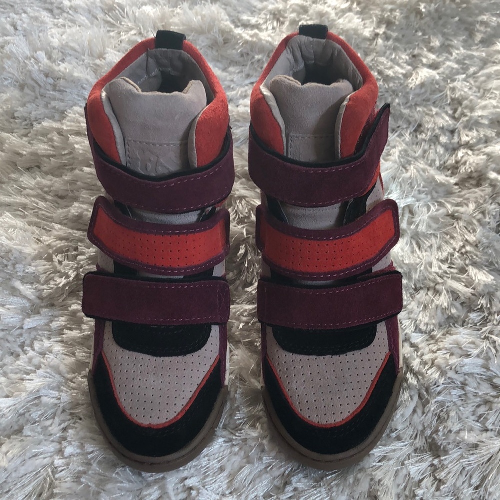 Ash hidden wedge suede sneakers size 36